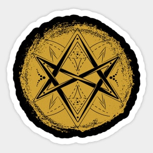 Unicursal Hexagram | Pagan Symbol Sticker